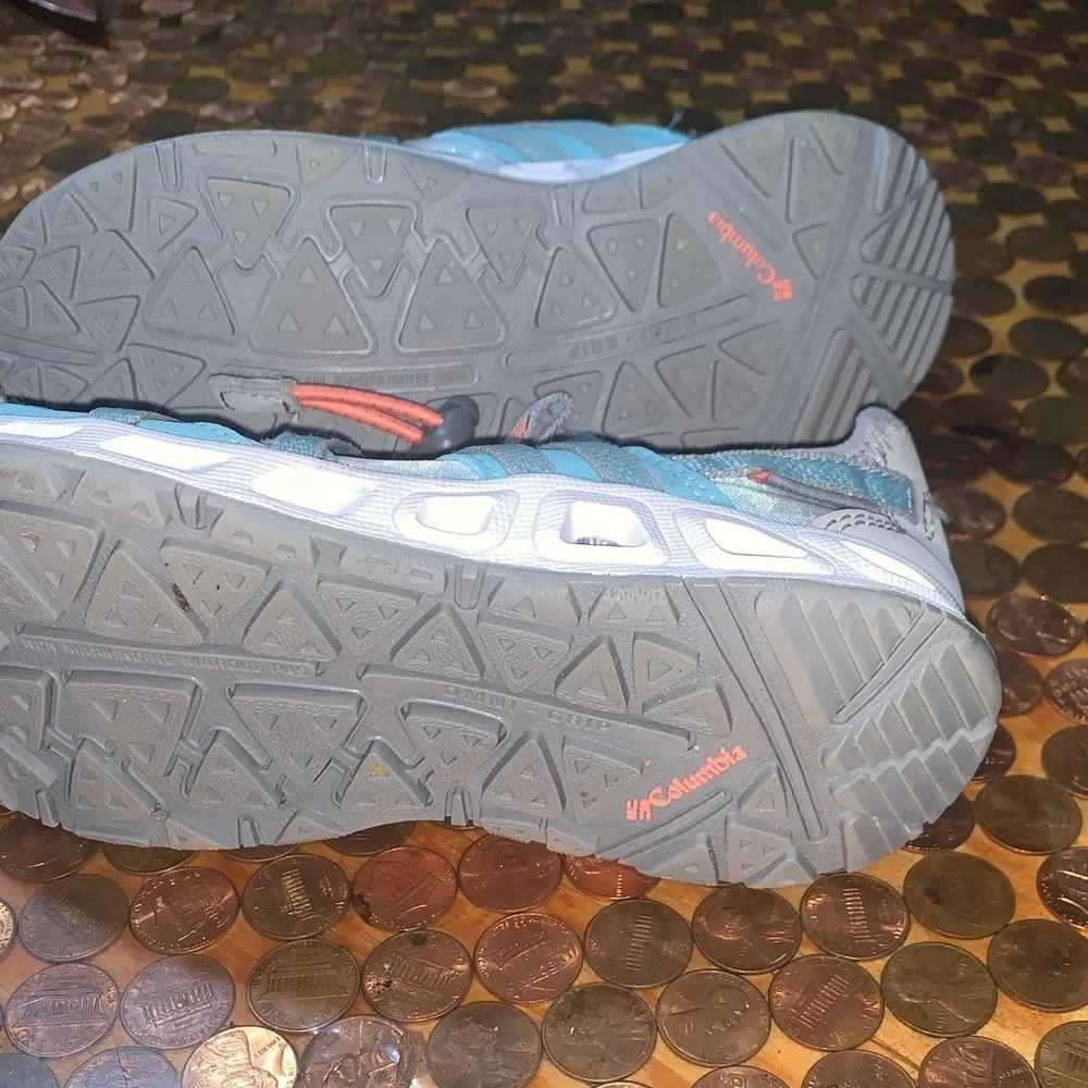 Columbia Kids' Aqua and Gray Water Shoes